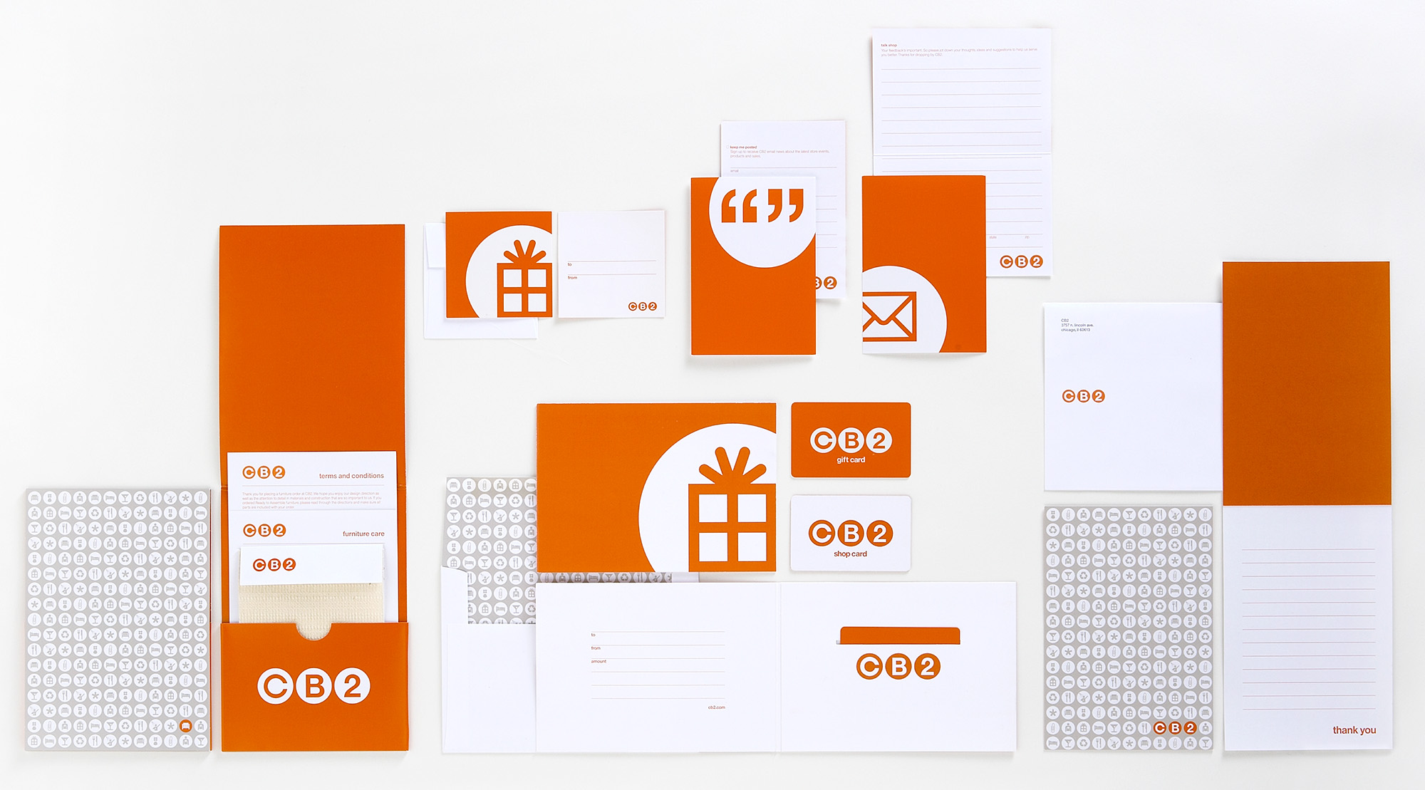 CB2 Store Collateral