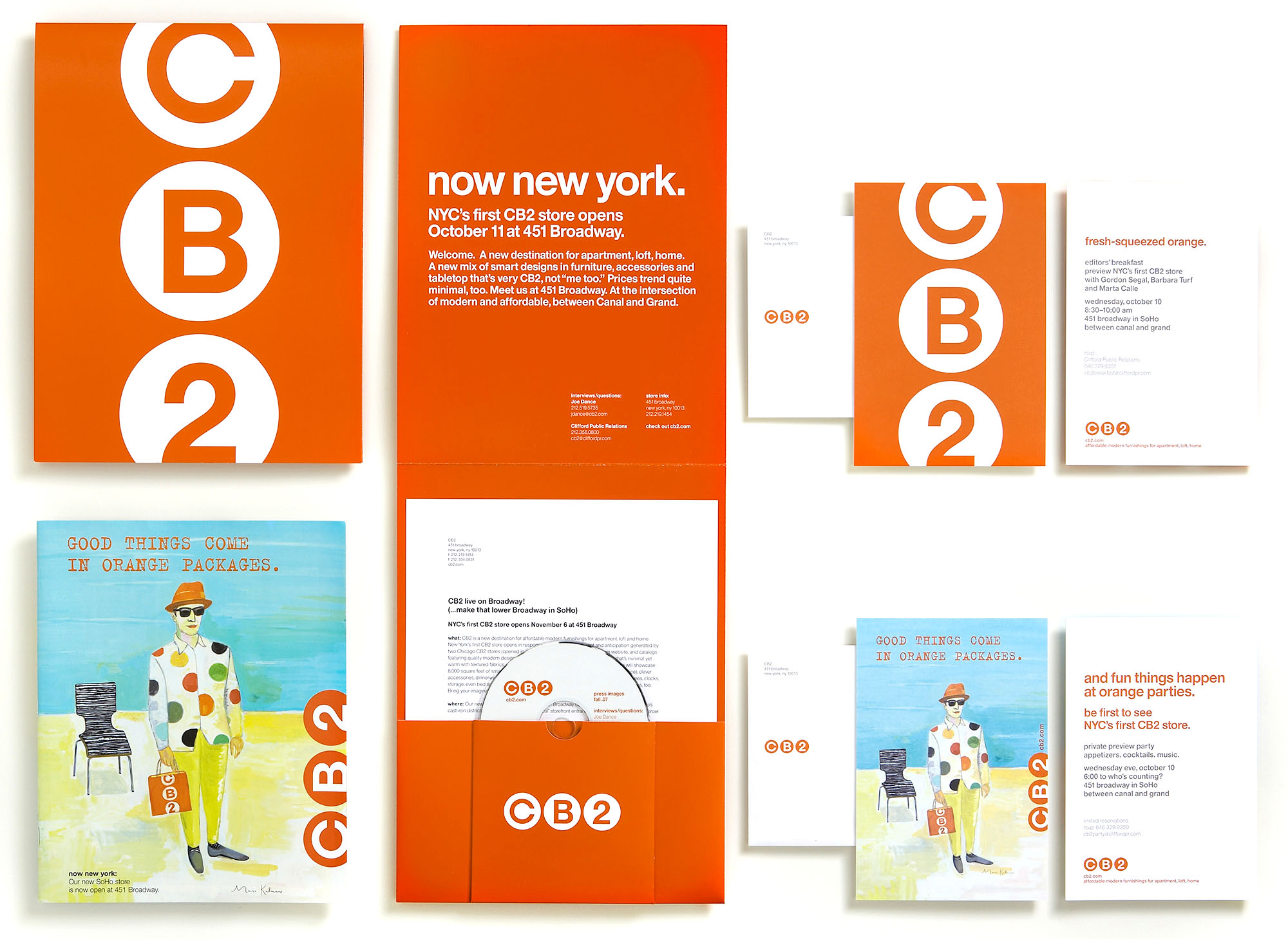 CB2 NYC Store Opening Press Kit