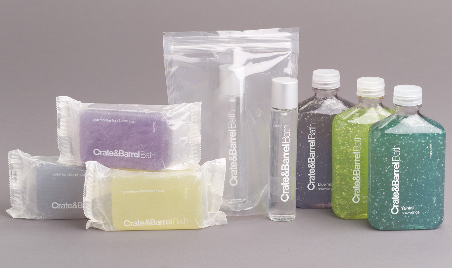 Crate&Barrel Bath Products Packaging