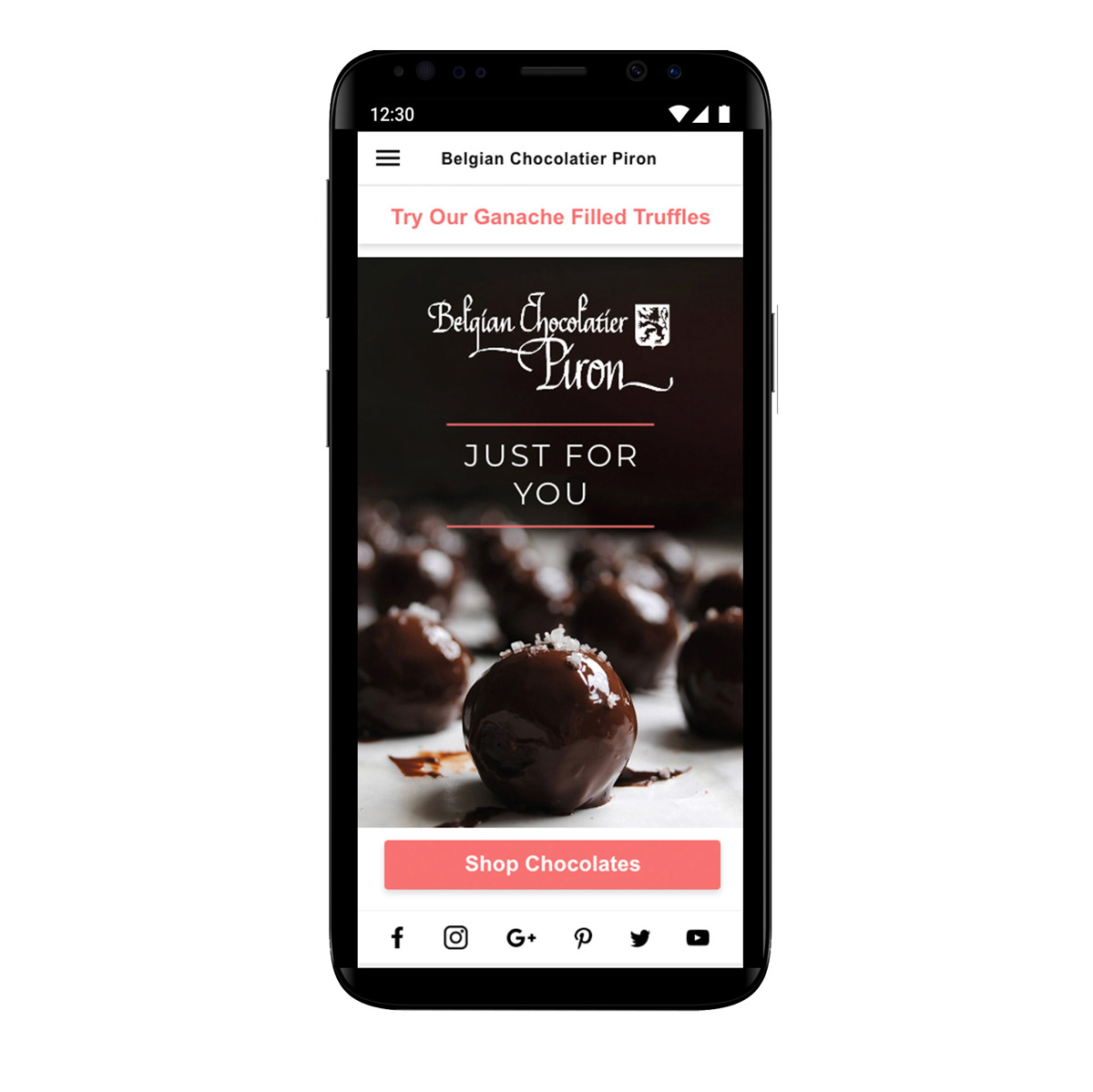 Piron Chocolates: Information Architecture and Content Strategy