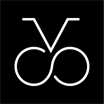 Spoke & Vessel logo black and white filled